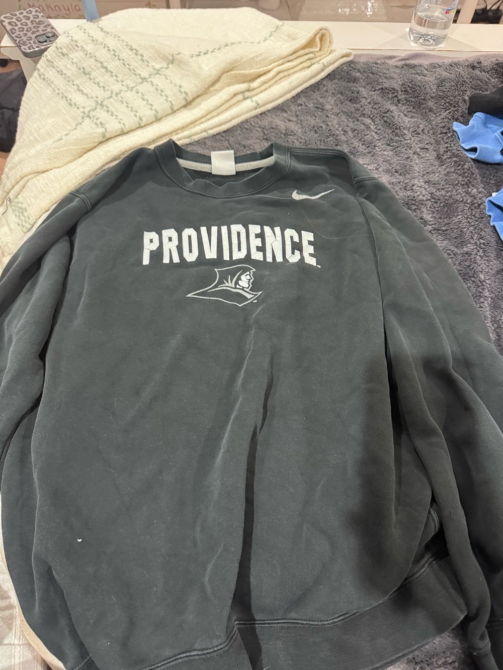 Nike Black Providence Graphic Crewneck Sweatshirt